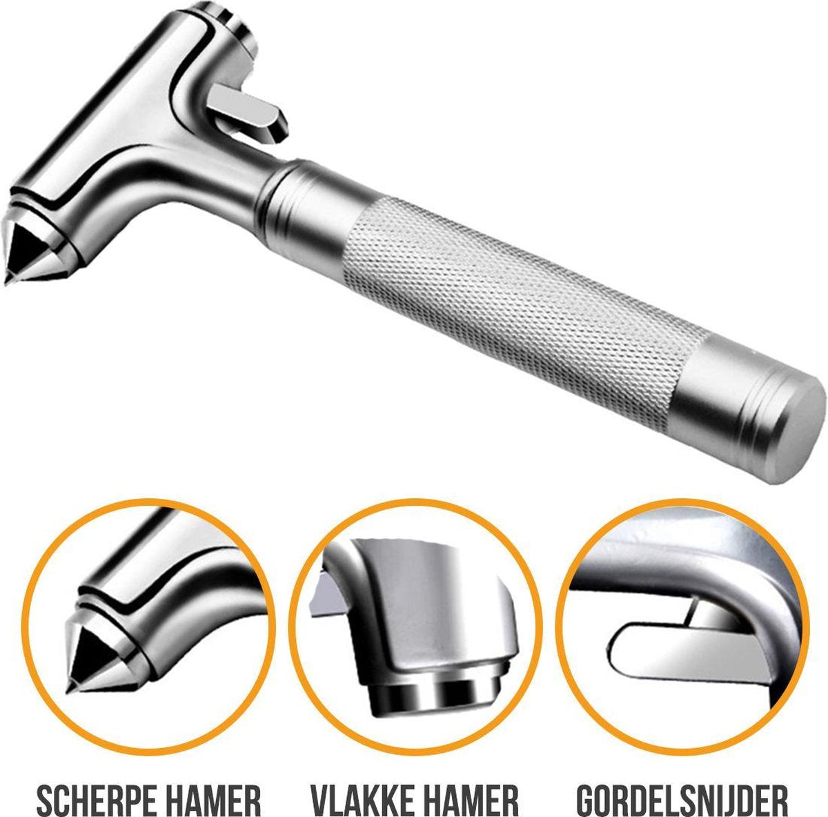 Gordelsnijder + Ruitenbreker Mini Tool