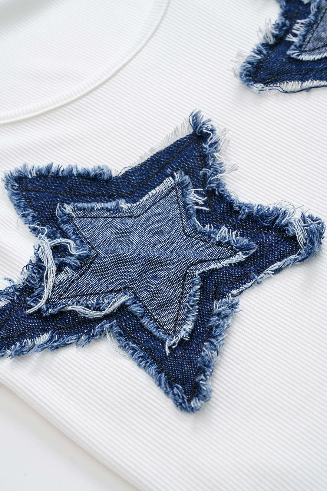 Denim patchwork tanktop