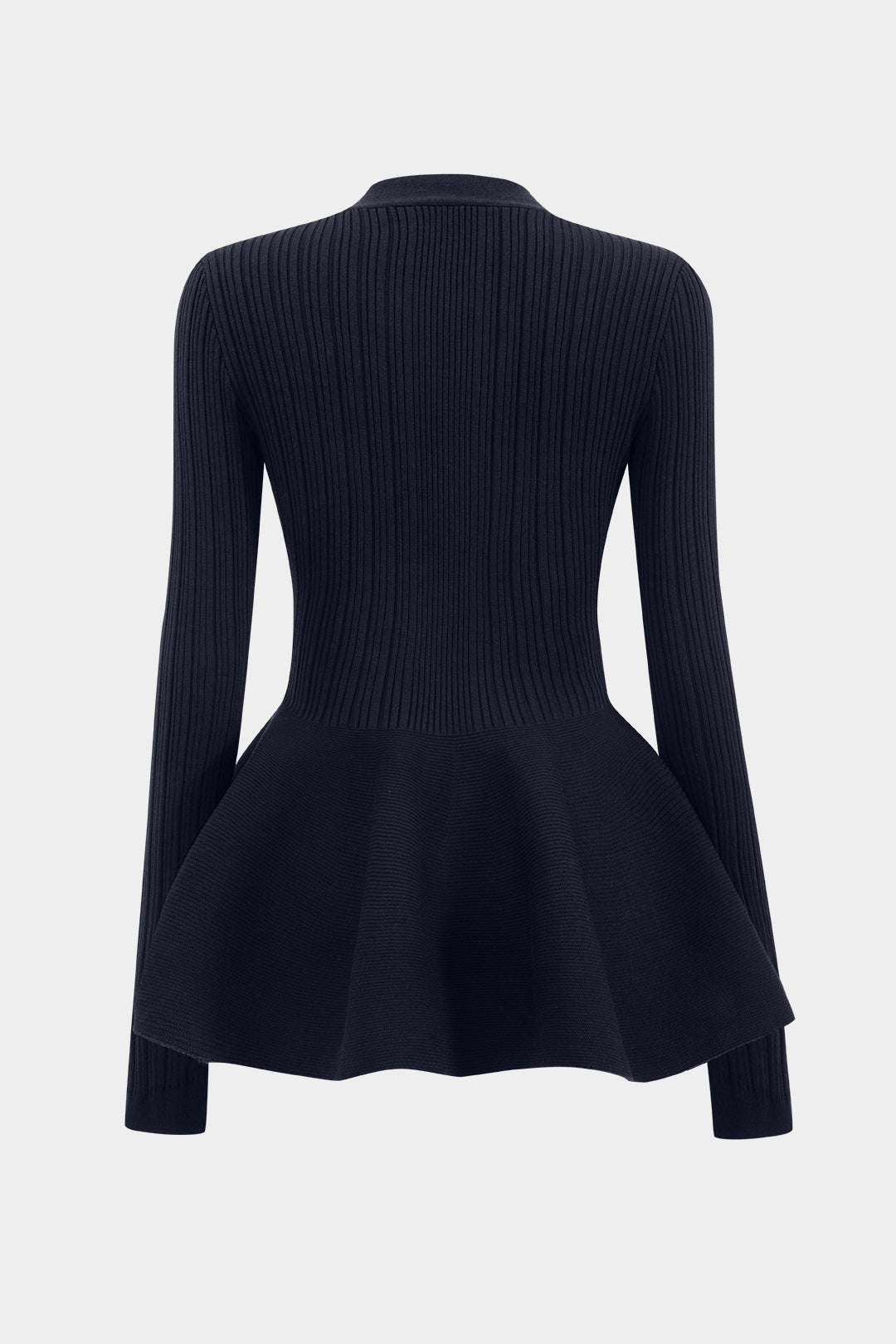Effen vest met V-hals