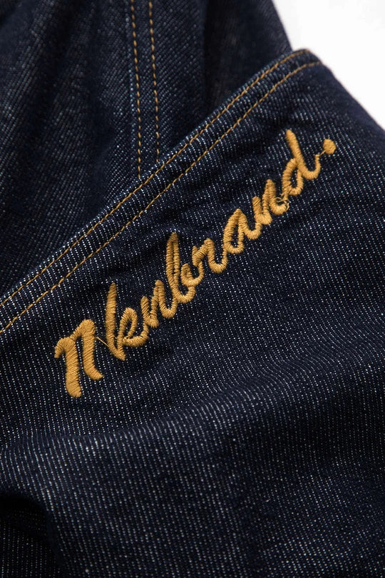 Denim jeans met wijde pijpen en verwassen look