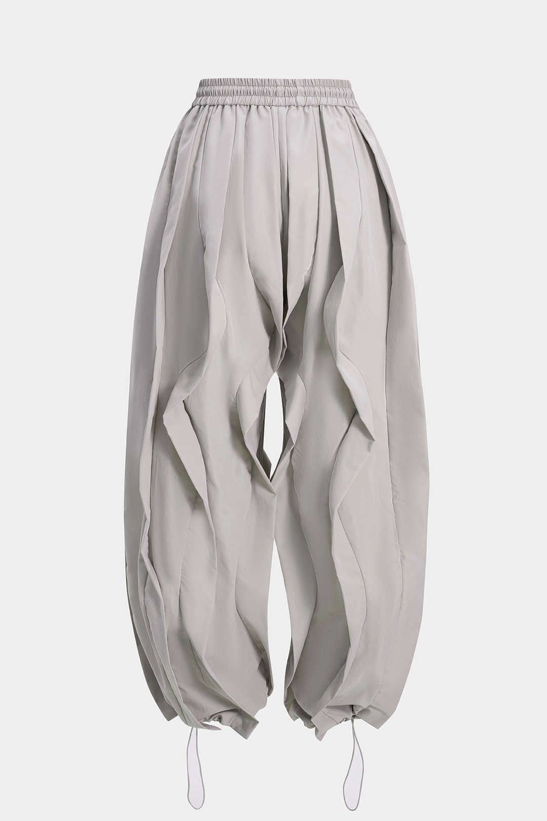 Pantalon met trekkoord en volants