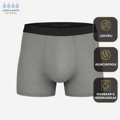 Premium Wasbare Boxer - Geeft extra zekerheid bij urineverlies.