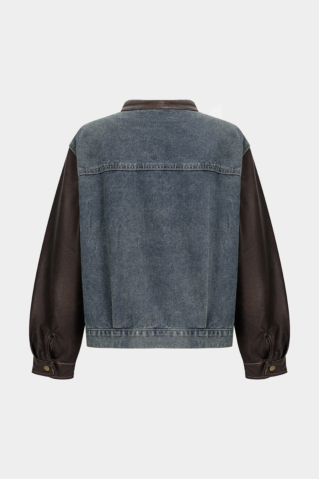 Pien - Denim patchwork jasje met rits