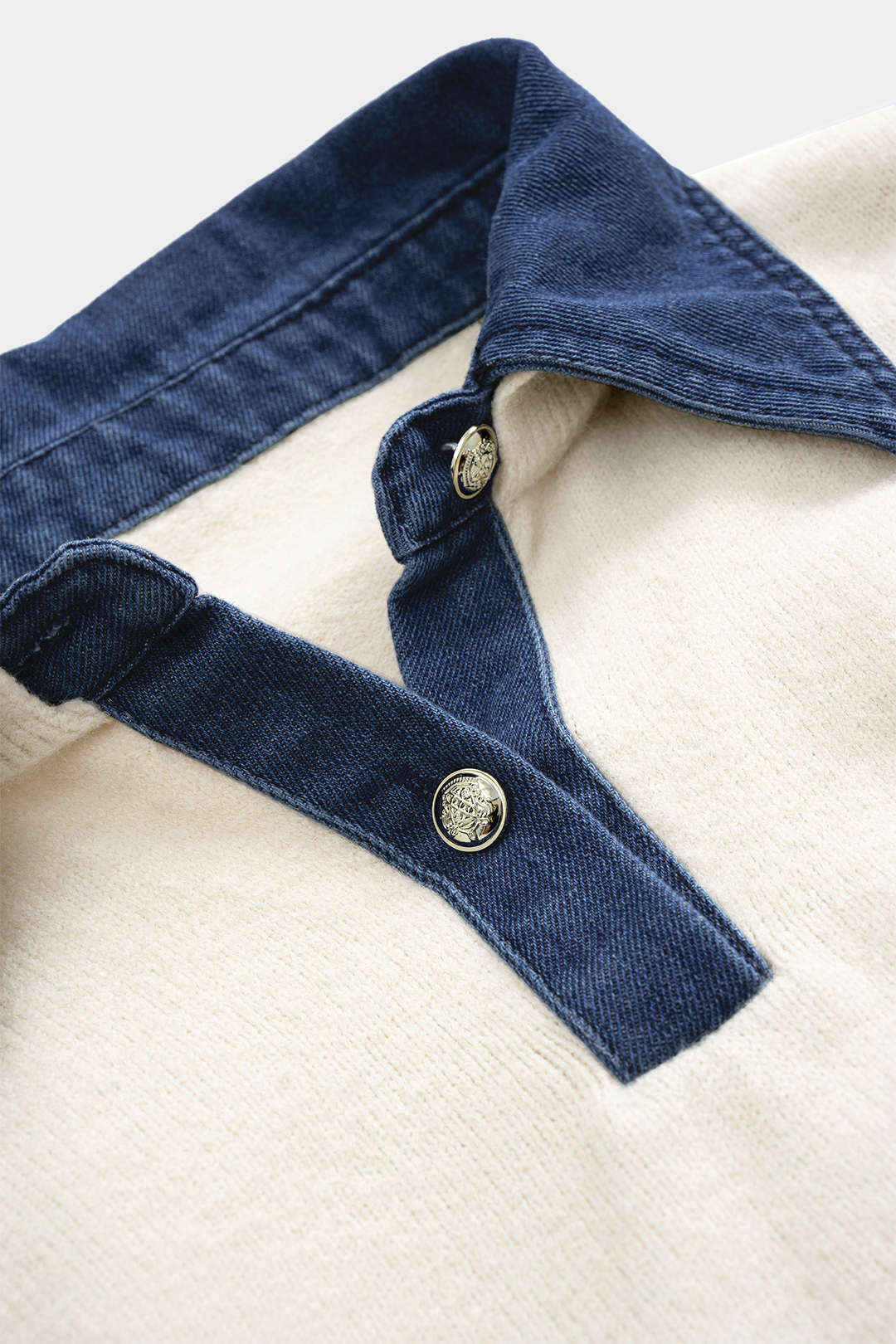 Patchwork top met lange mouwen