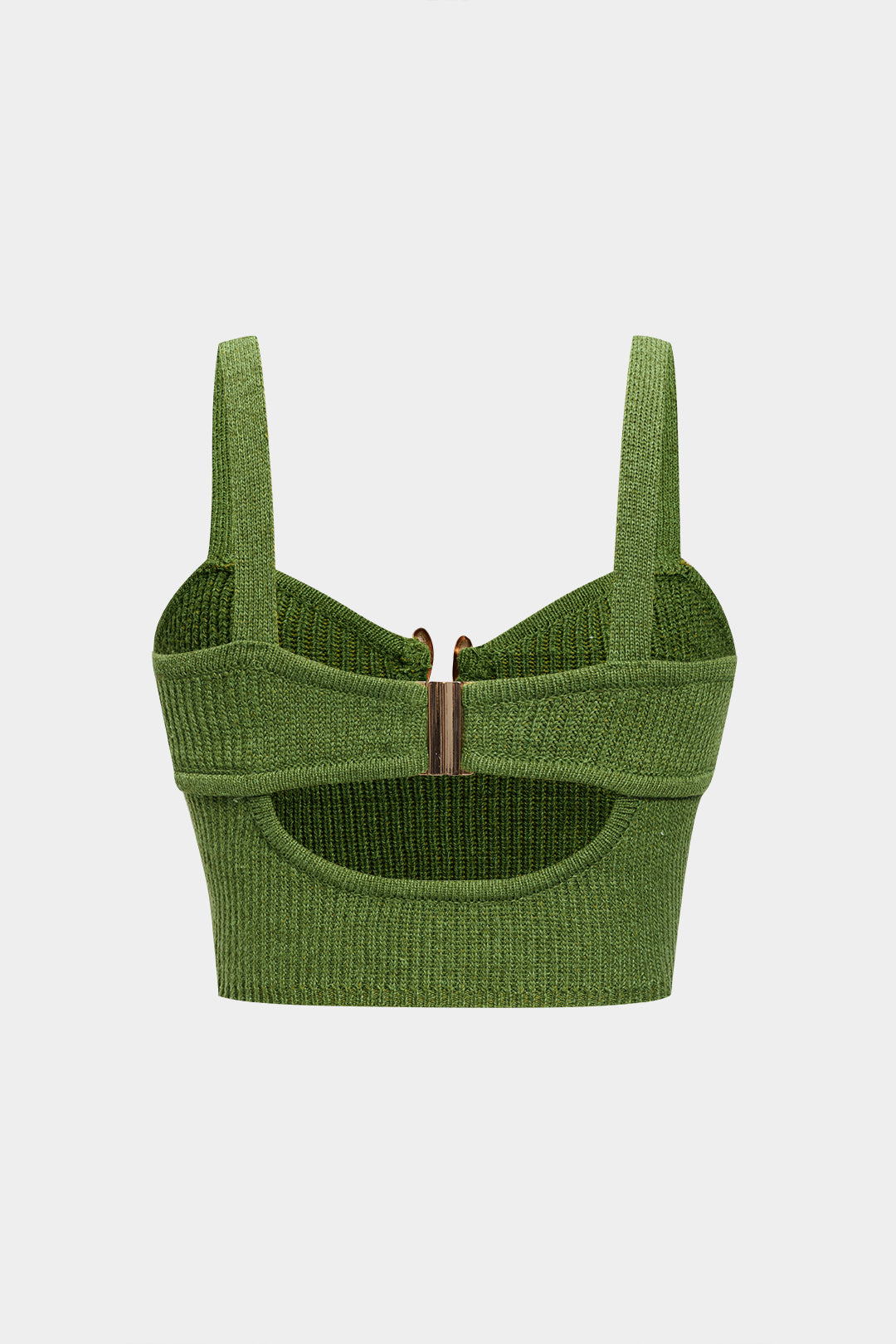 Gebreide metallic tanktop