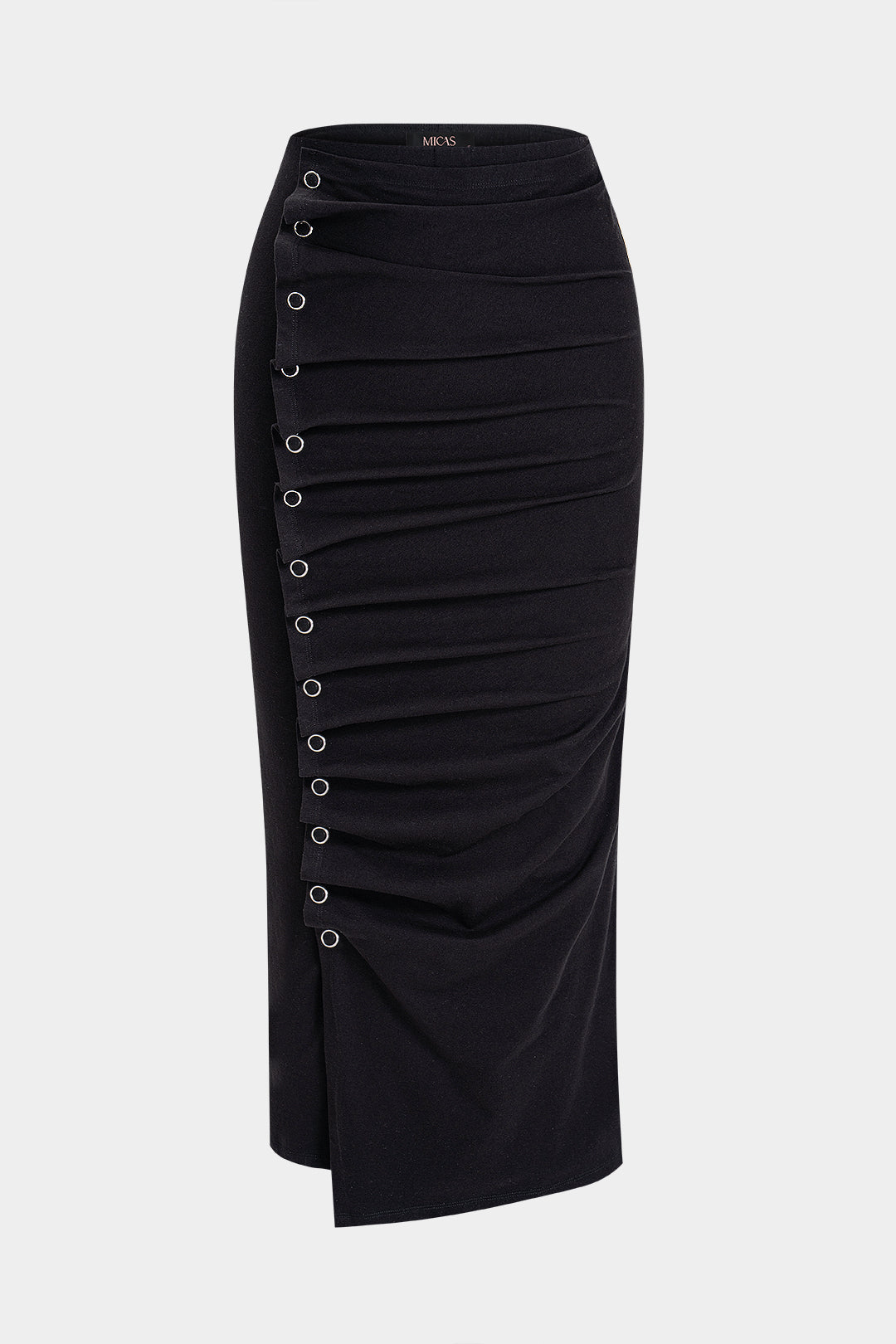 Loïs - Rok met ruches en hoge taille