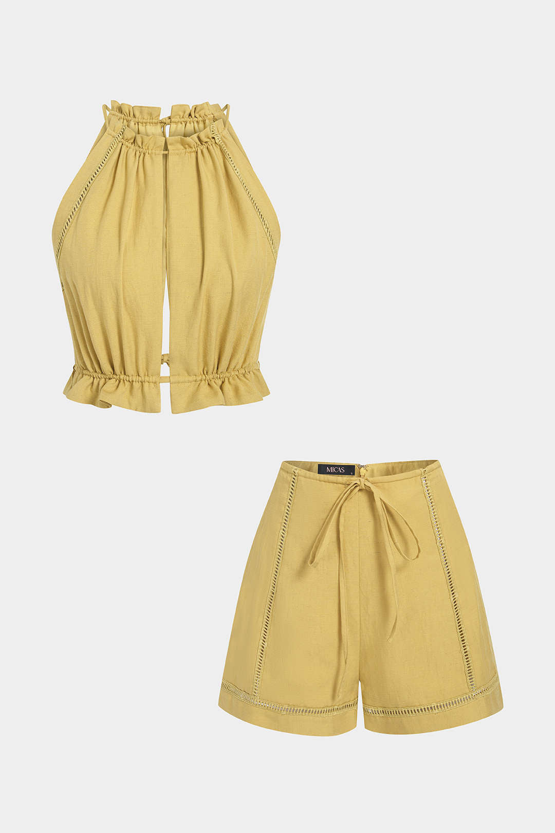 Set met tanktop en short