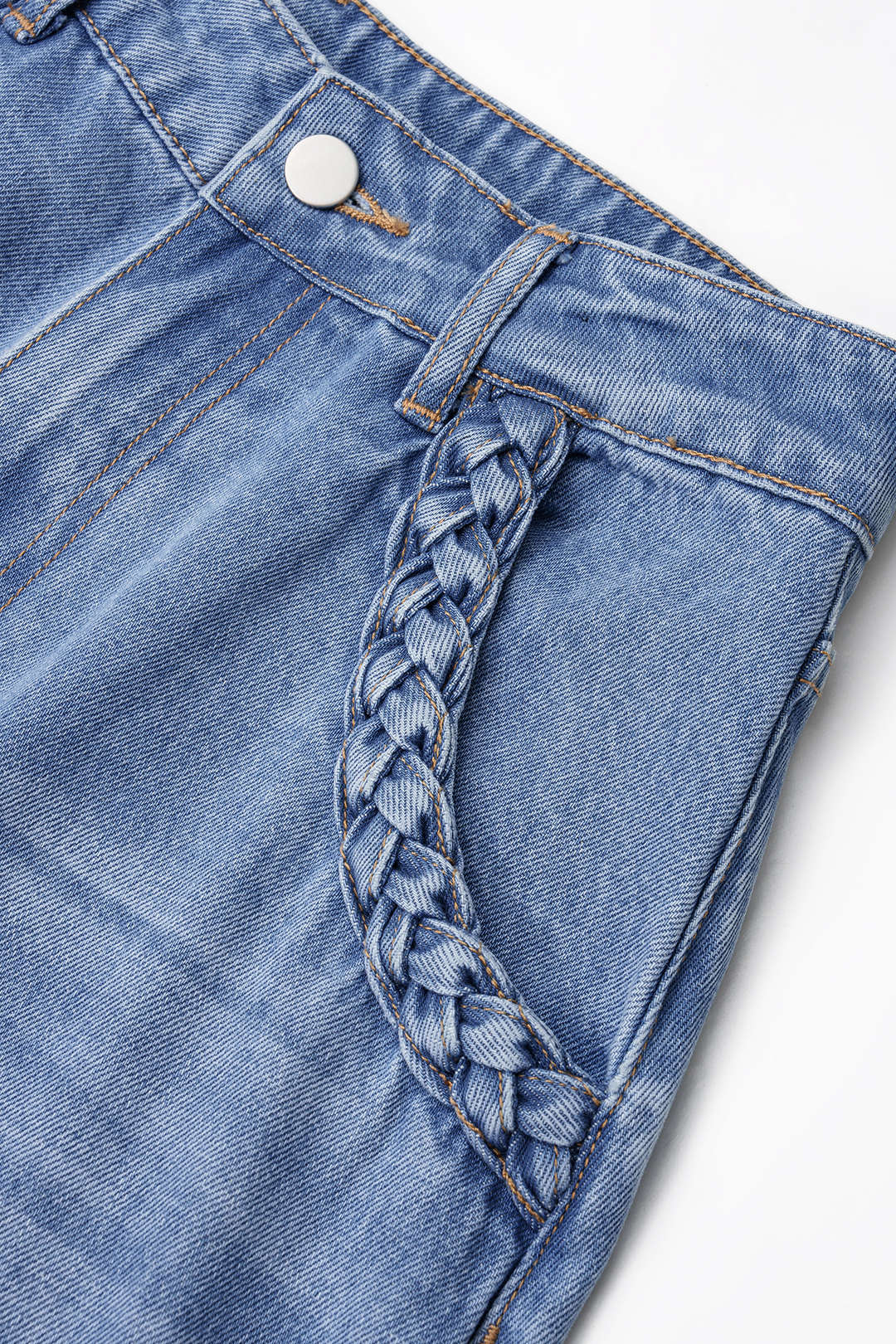 Thea - Jeans met zakken en rits