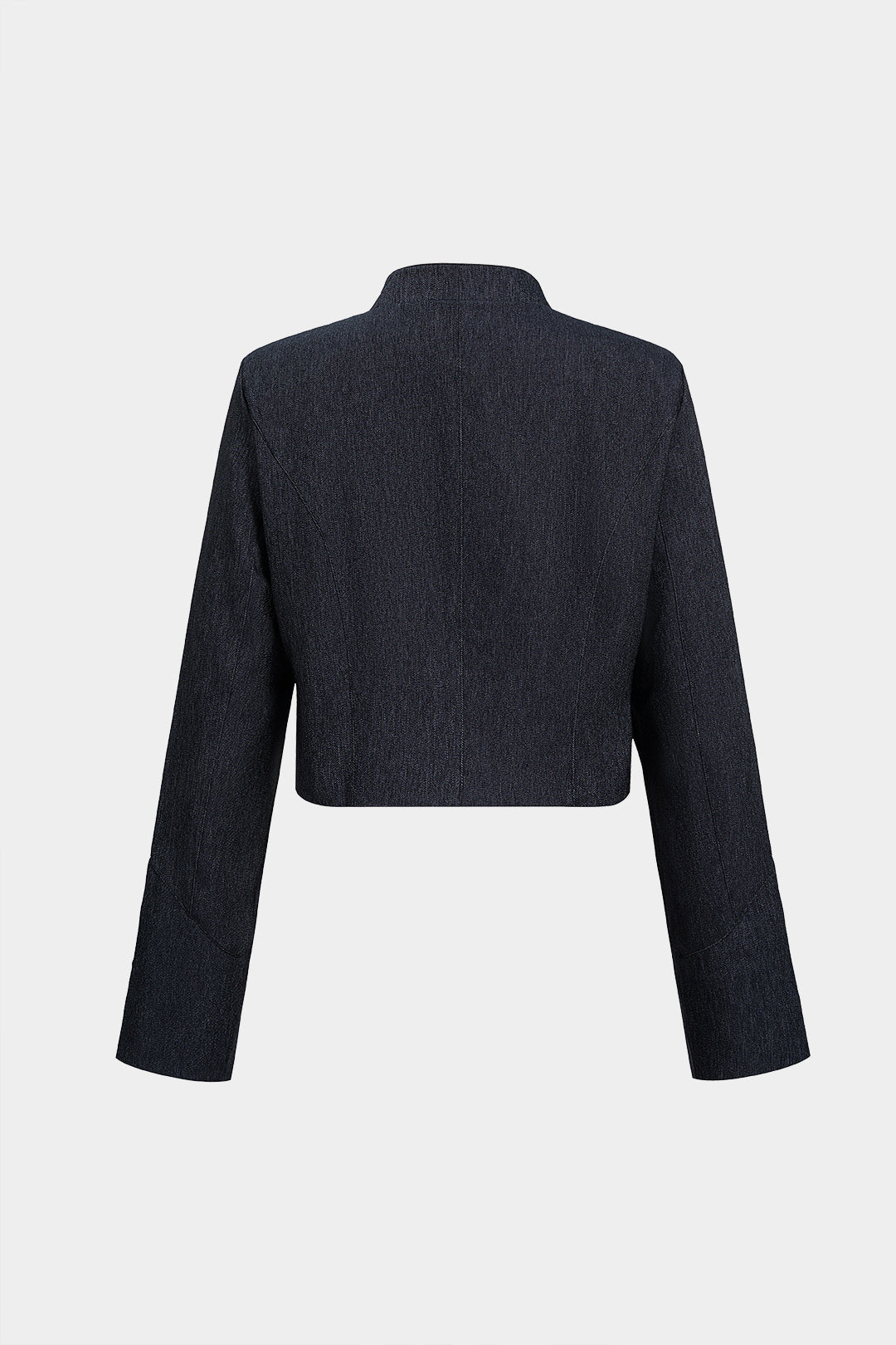 Patchwork blazer met kant en knoopjes