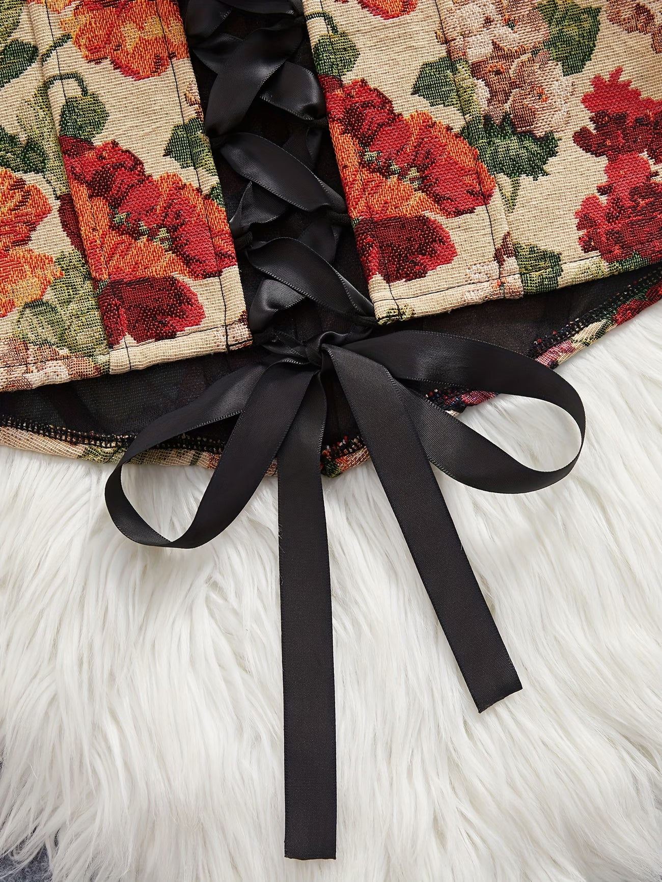 Retro Corset met Beugel zonder Borstpad