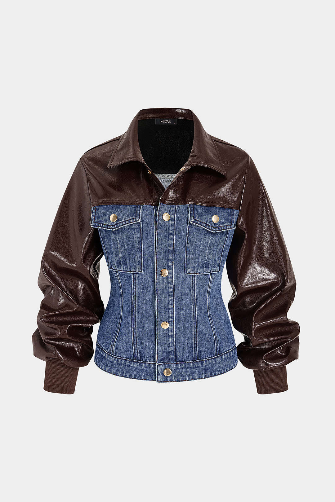 Stella - Denim patchwork jasje