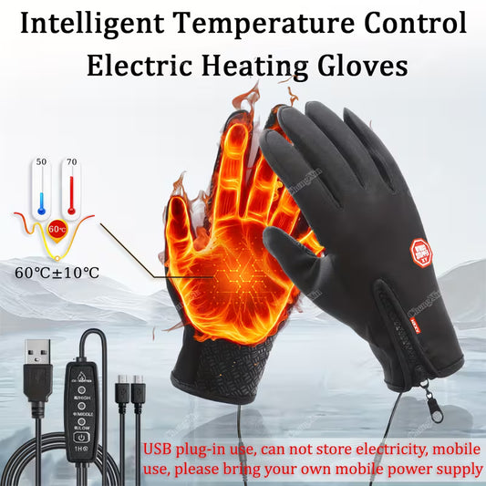 USB-Verwarmde Touchscreen Handschoenen | Wind & Waterdicht – Unisex