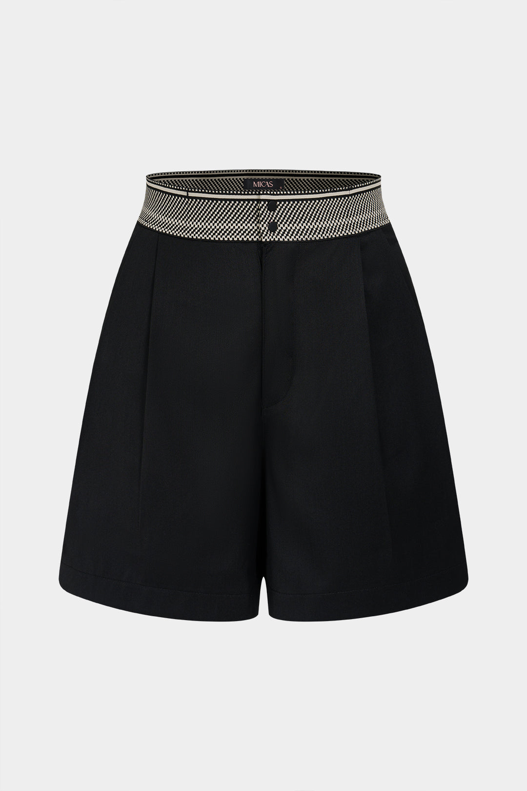 Short met zakken en wijde pijpen
