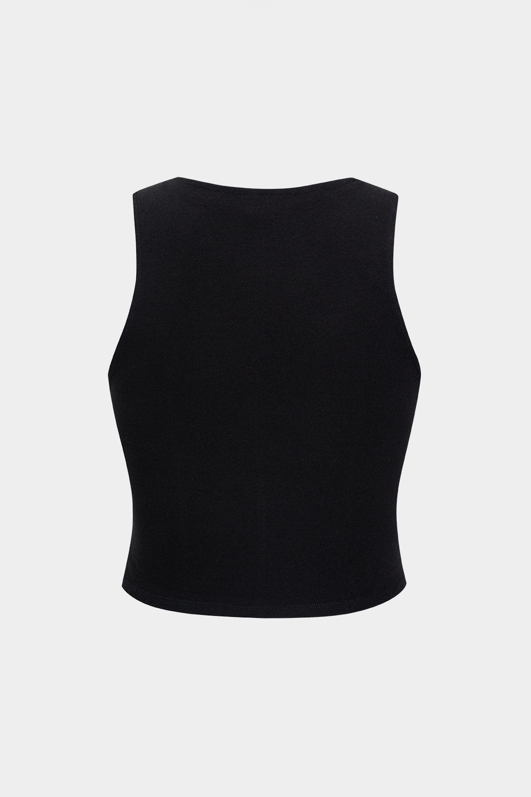 Lyla - Tanktop met ronde hals en ruches