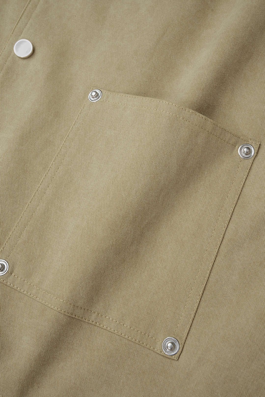 Leren-look patchwork jasje met zakken