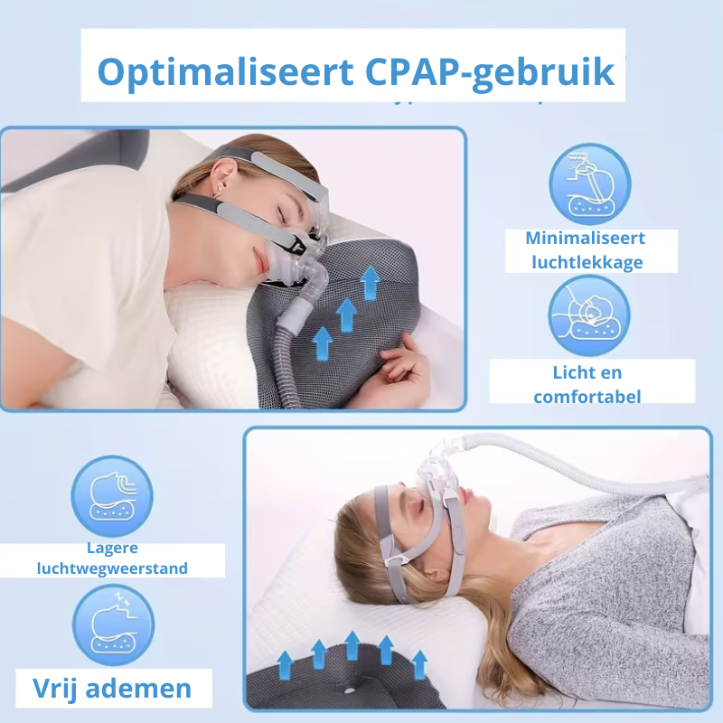 CozyCloud®  – Minder maskerdruk, meer écht slaapcomfort