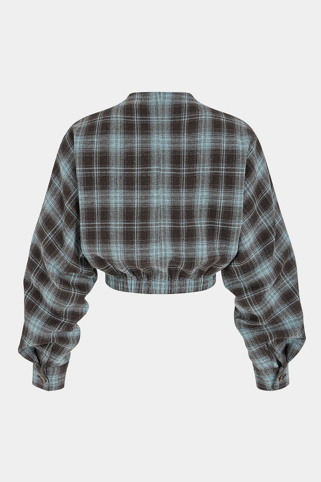 Karlijn - Geruite blouse met knoopjes en lange mouwen