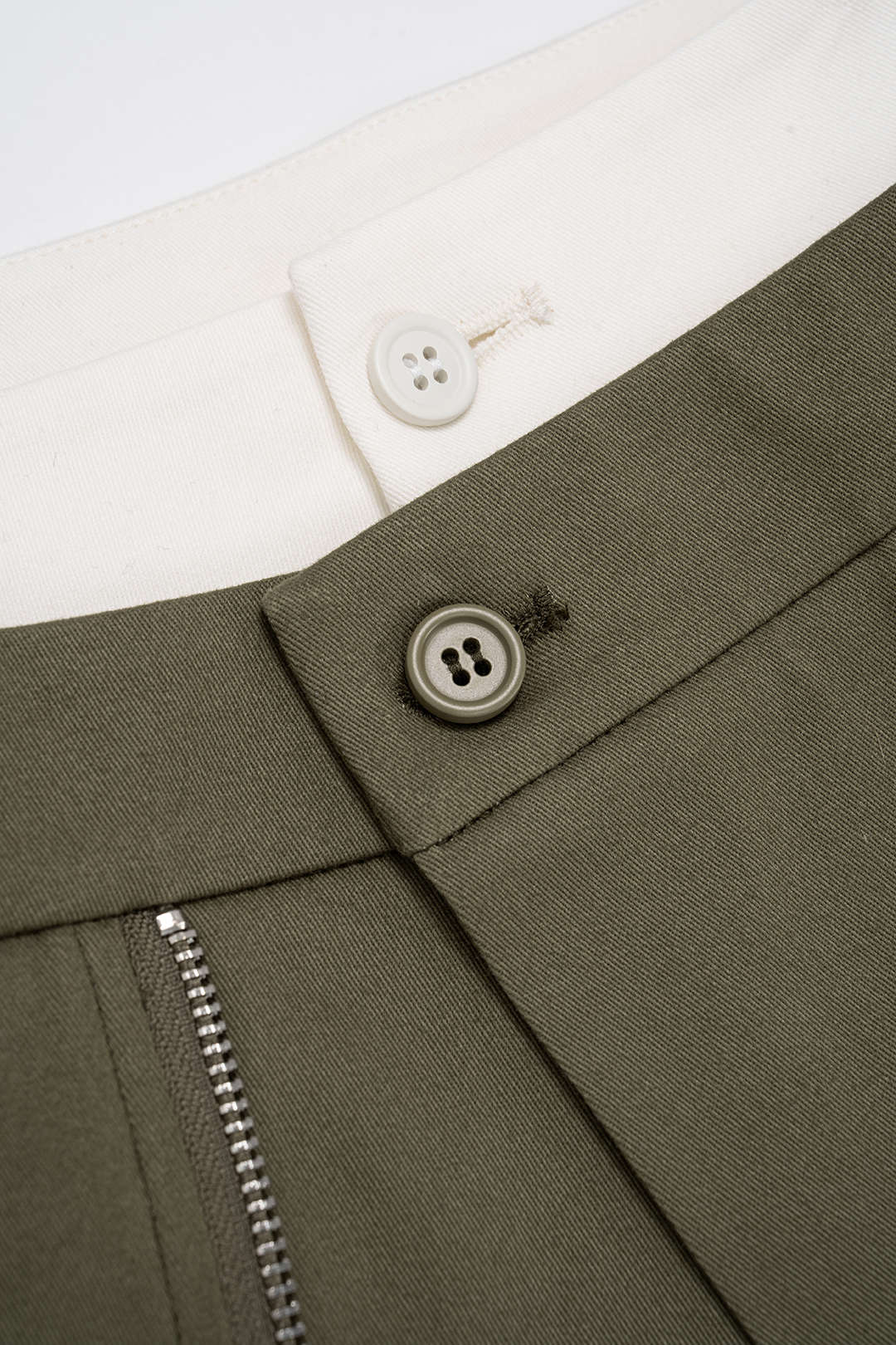 Short met rits en hoge taille