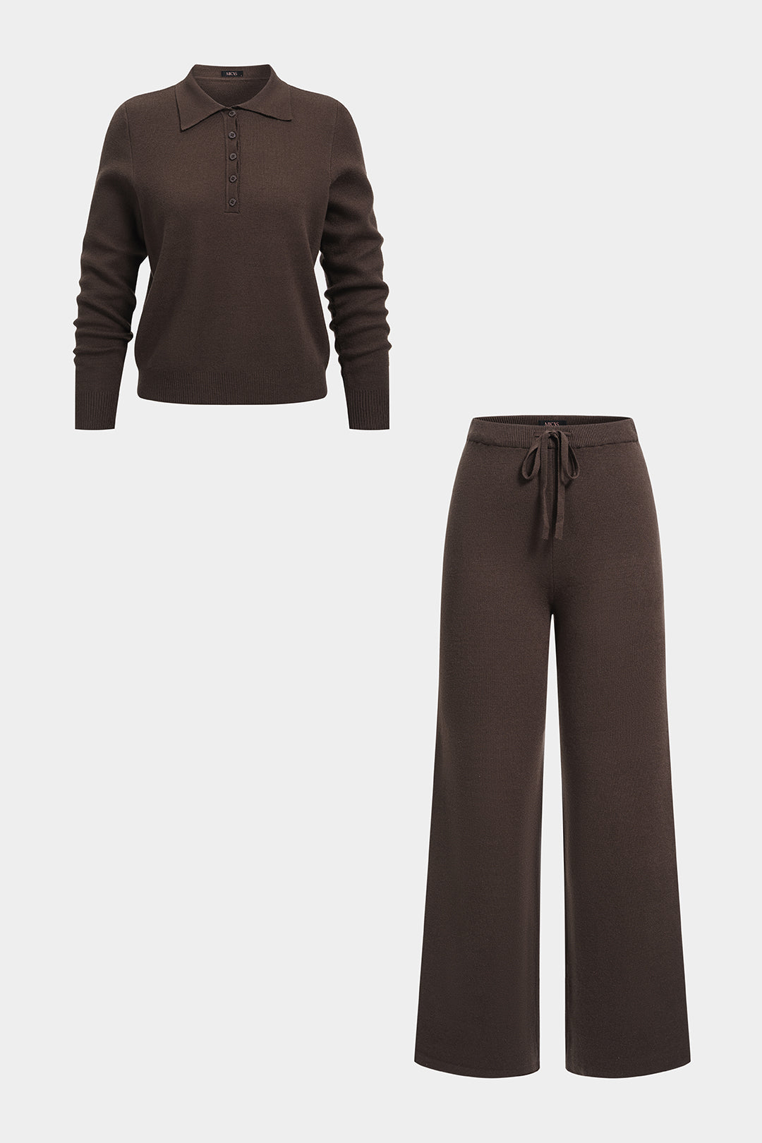 Pien - Gebreide set met top en broek