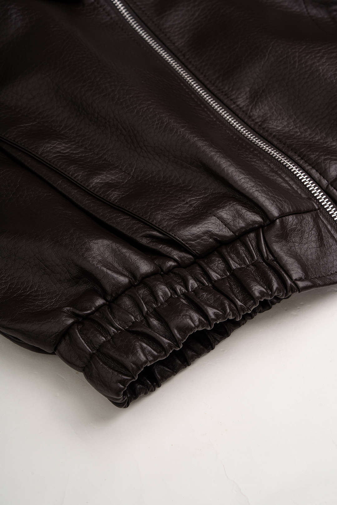 Jet - Leren-look jasje met rits