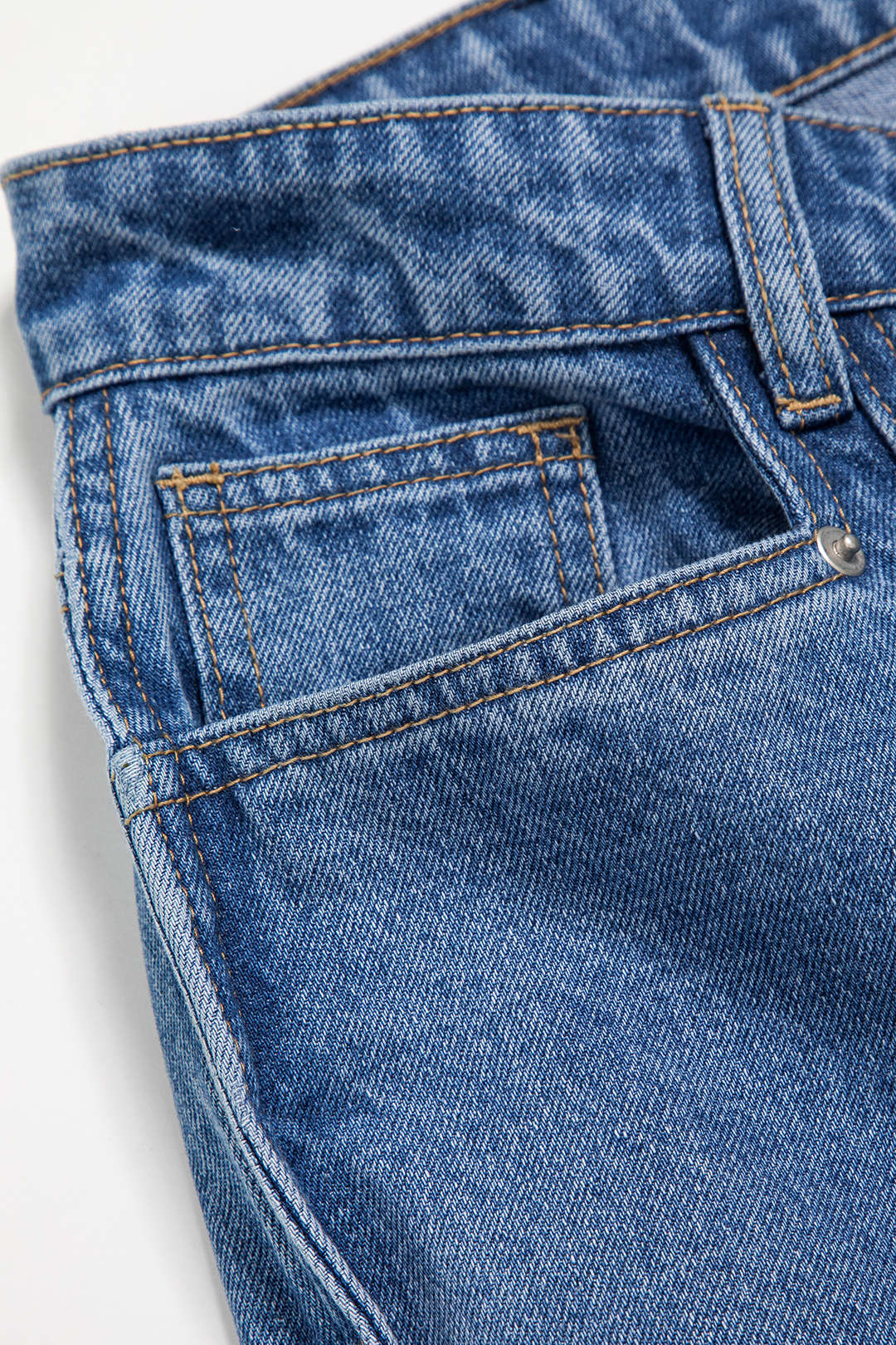Jeans met hoge taille en ballonmodel
