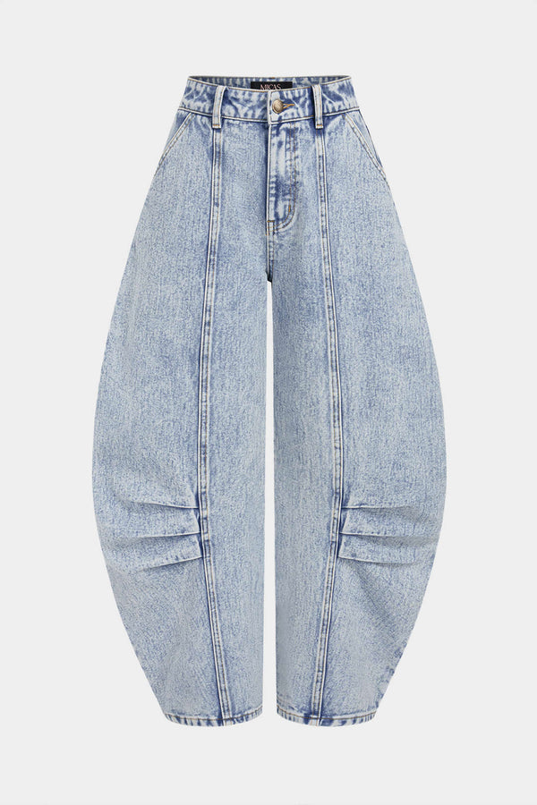 Jeans met ruches