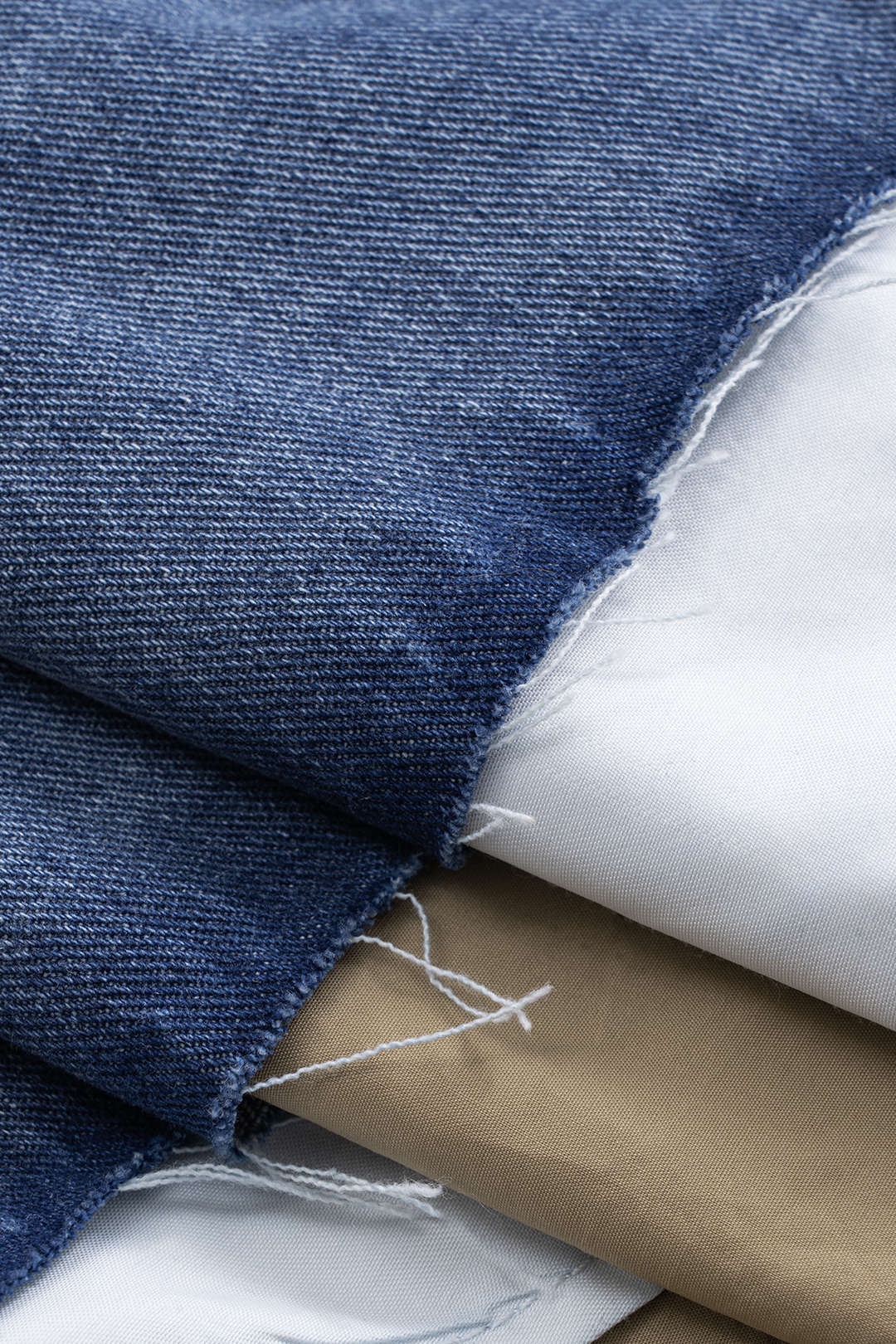 Denim patchwork minirok