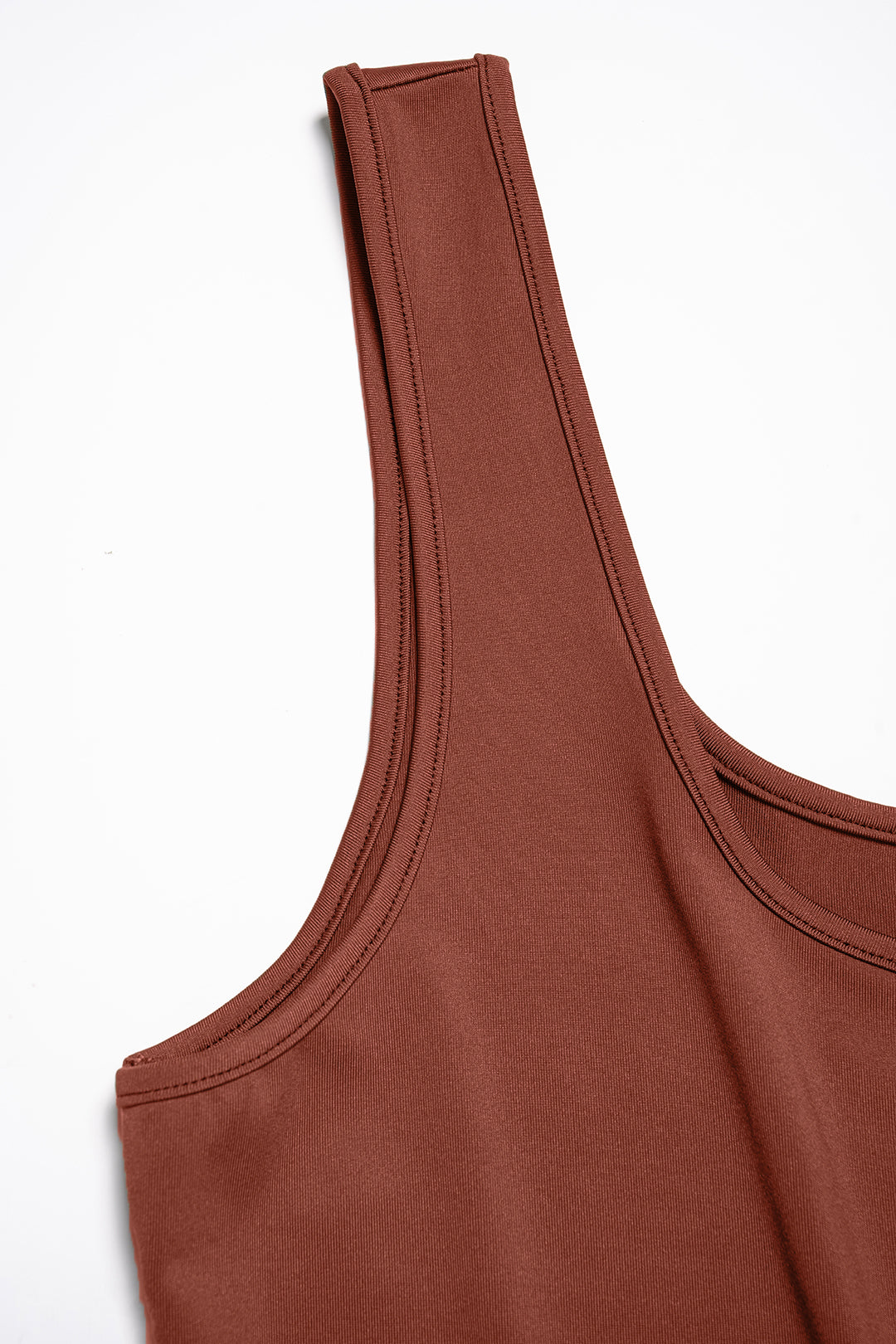 Mouwloze jumpsuit met vierkante hals