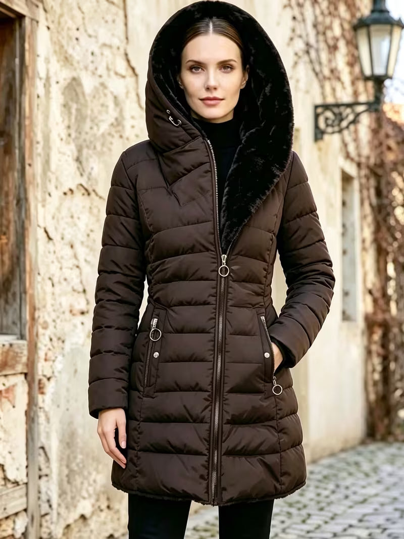 Frio™ | Warme Gewatteerde Winterjas Met Capuchon
