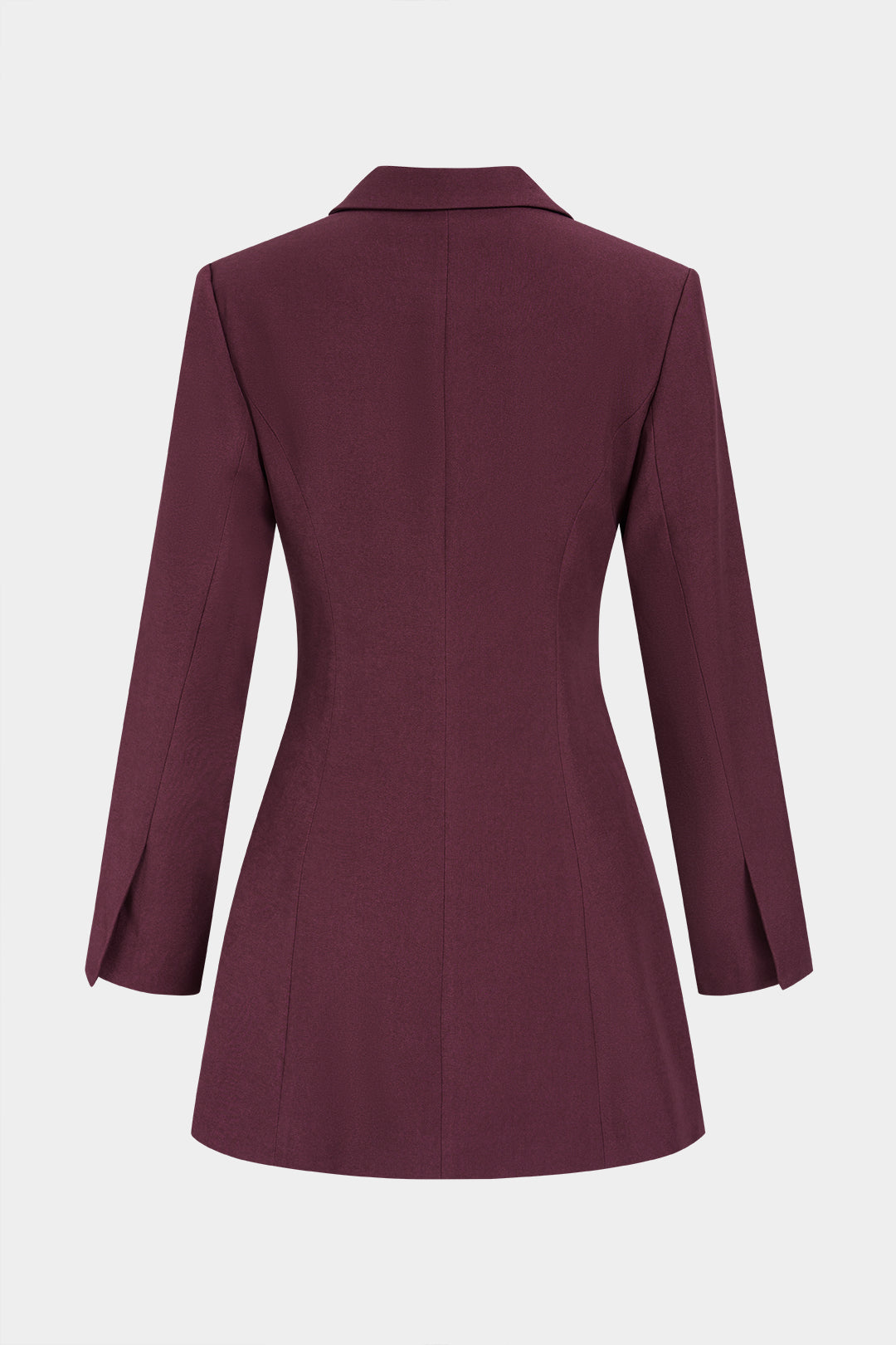 Metallic minijurk met reverskraag, knoopjes en ruches