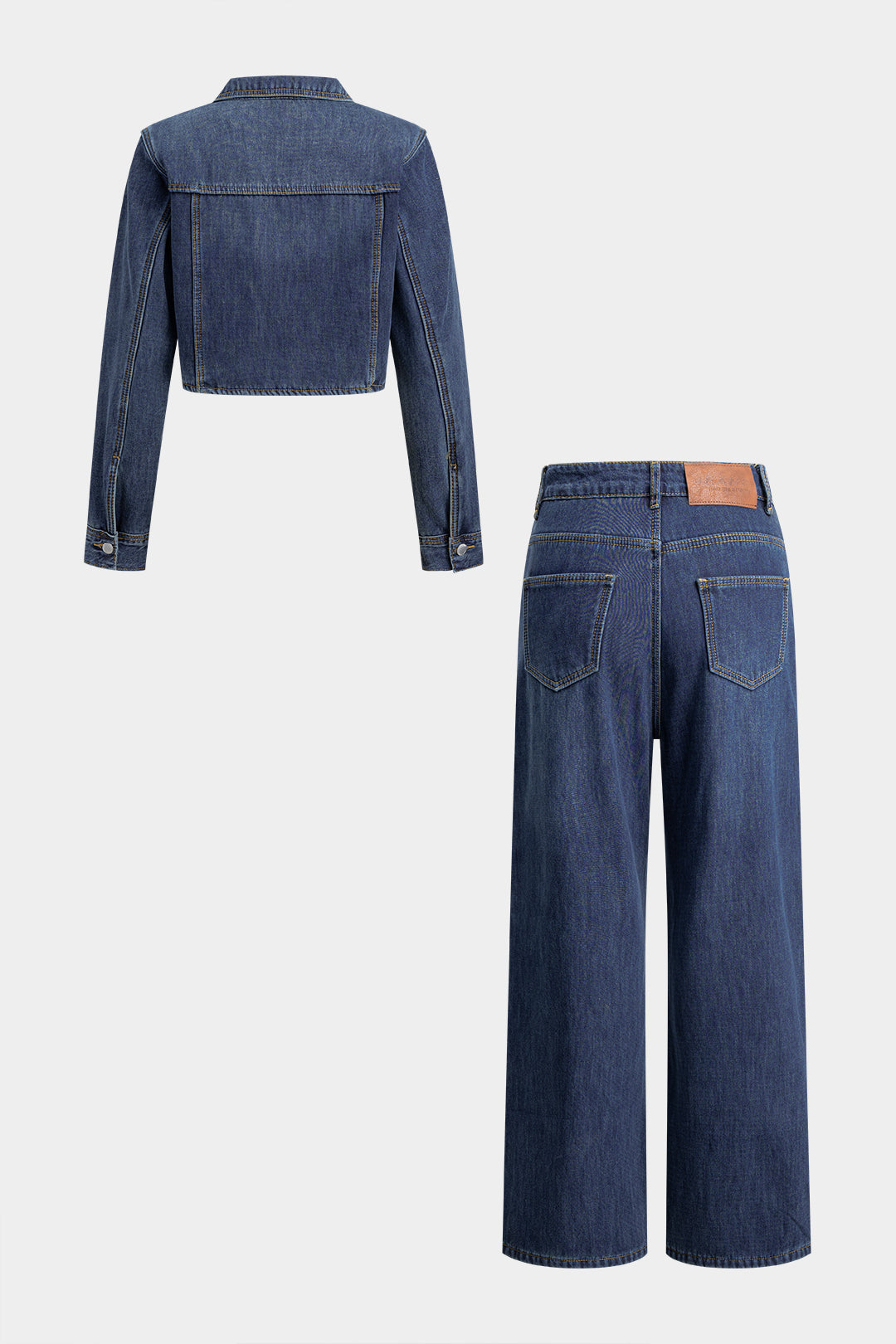 Karlijn - Denim set met top en jeans