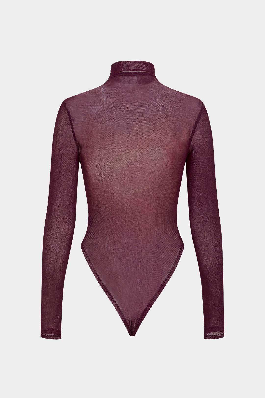 Mesh body met lange mouwen