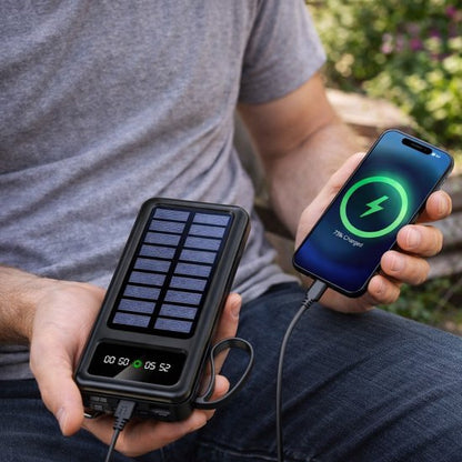 Mini Solar Powerbank  -  200000 mAh