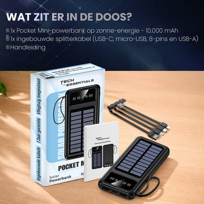 Mini Solar Powerbank  -  200000 mAh