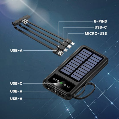 Mini Solar Powerbank  -  200000 mAh