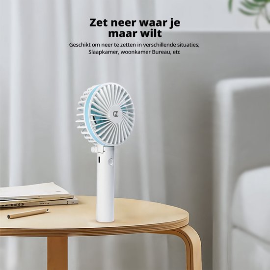 Draagbare Handventilator - Oplaadbaar