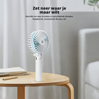Draagbare Handventilator - Oplaadbaar