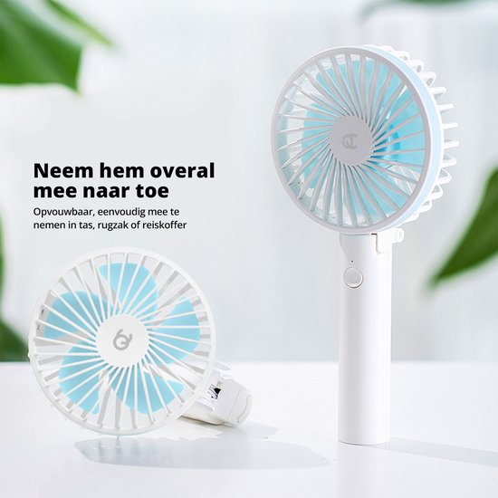 Draagbare Handventilator - Oplaadbaar