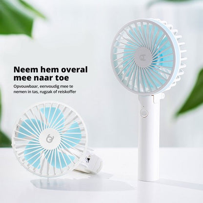 Draagbare Handventilator - Oplaadbaar