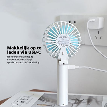 Draagbare Handventilator - Oplaadbaar