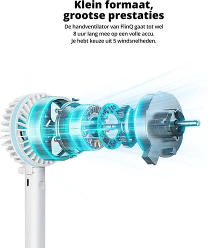 Draagbare Handventilator - Oplaadbaar