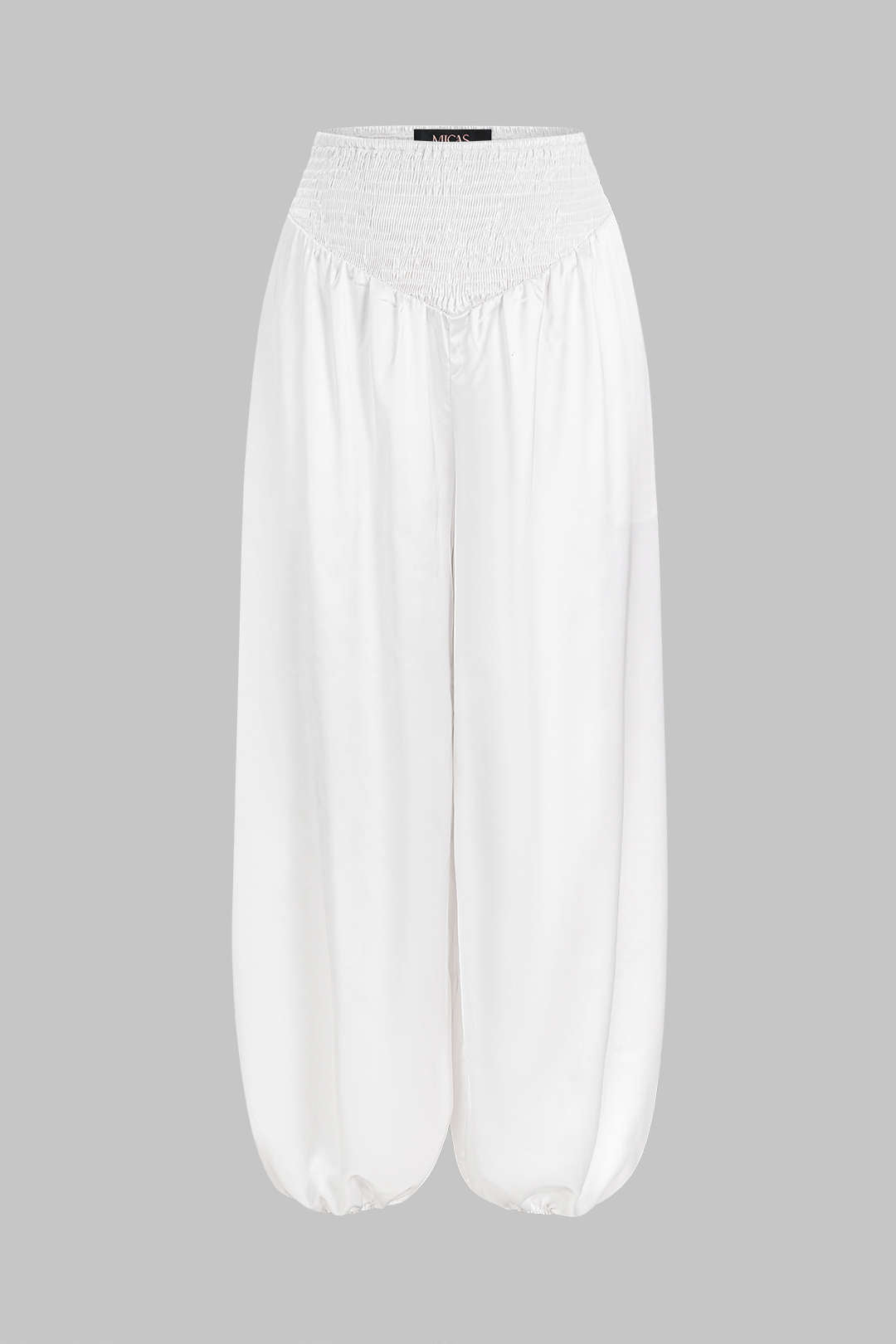 Broek met smokwerk, zakken en ballonmodel