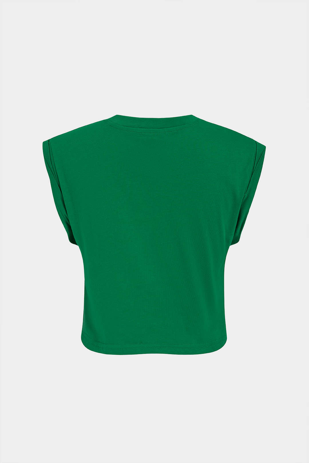 T-shirt met knoopdetail en korte mouwen
