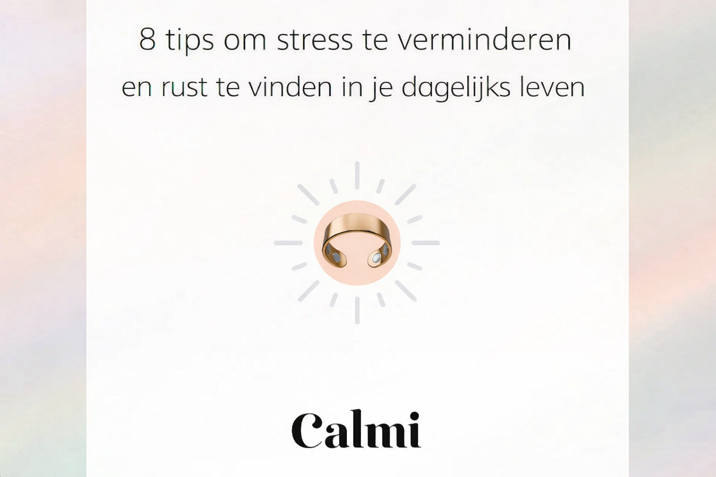 Calmi Ring – De natuurlijke menopauze-oplossing