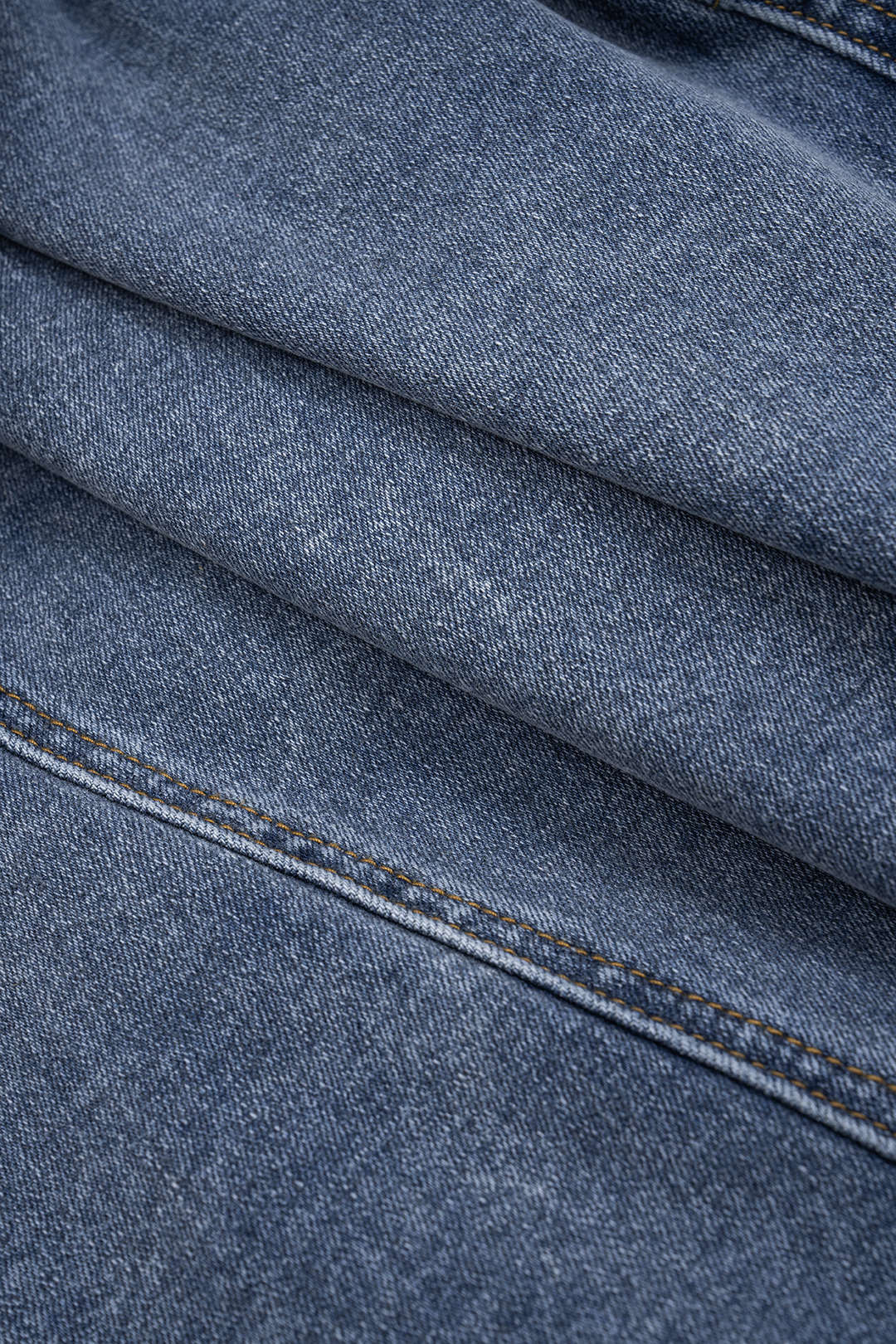 Denim rok met knoopjes