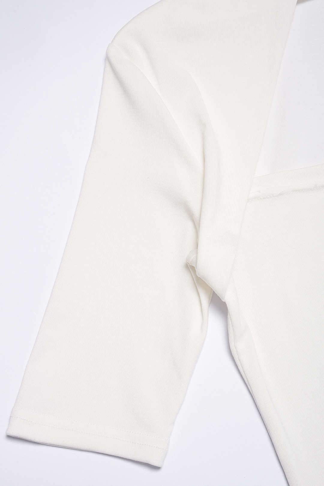 Effen T-shirt met korte mouwen