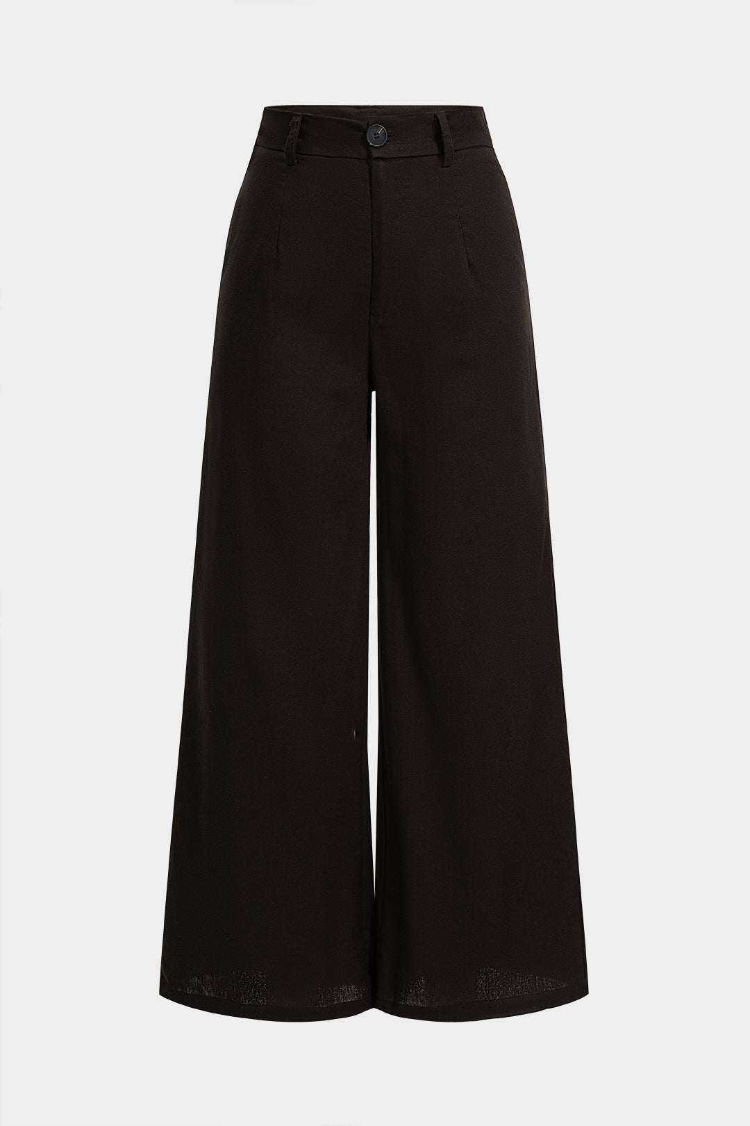 Luna - Effen broek met wijde pijpen