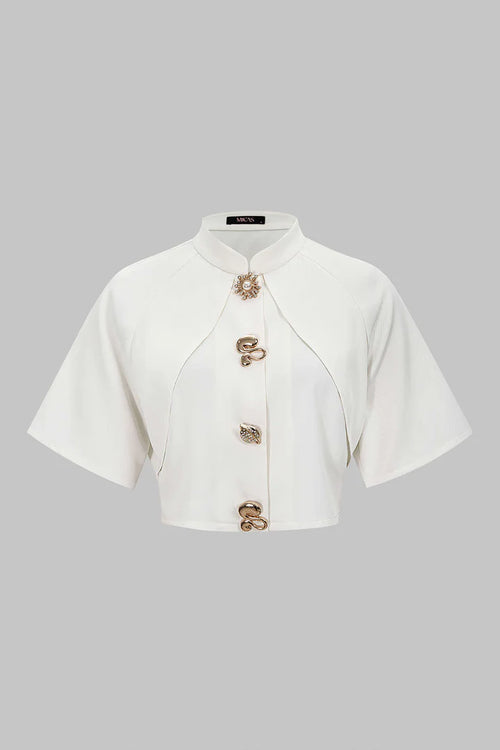 Slim fit blazer met metallic textuur