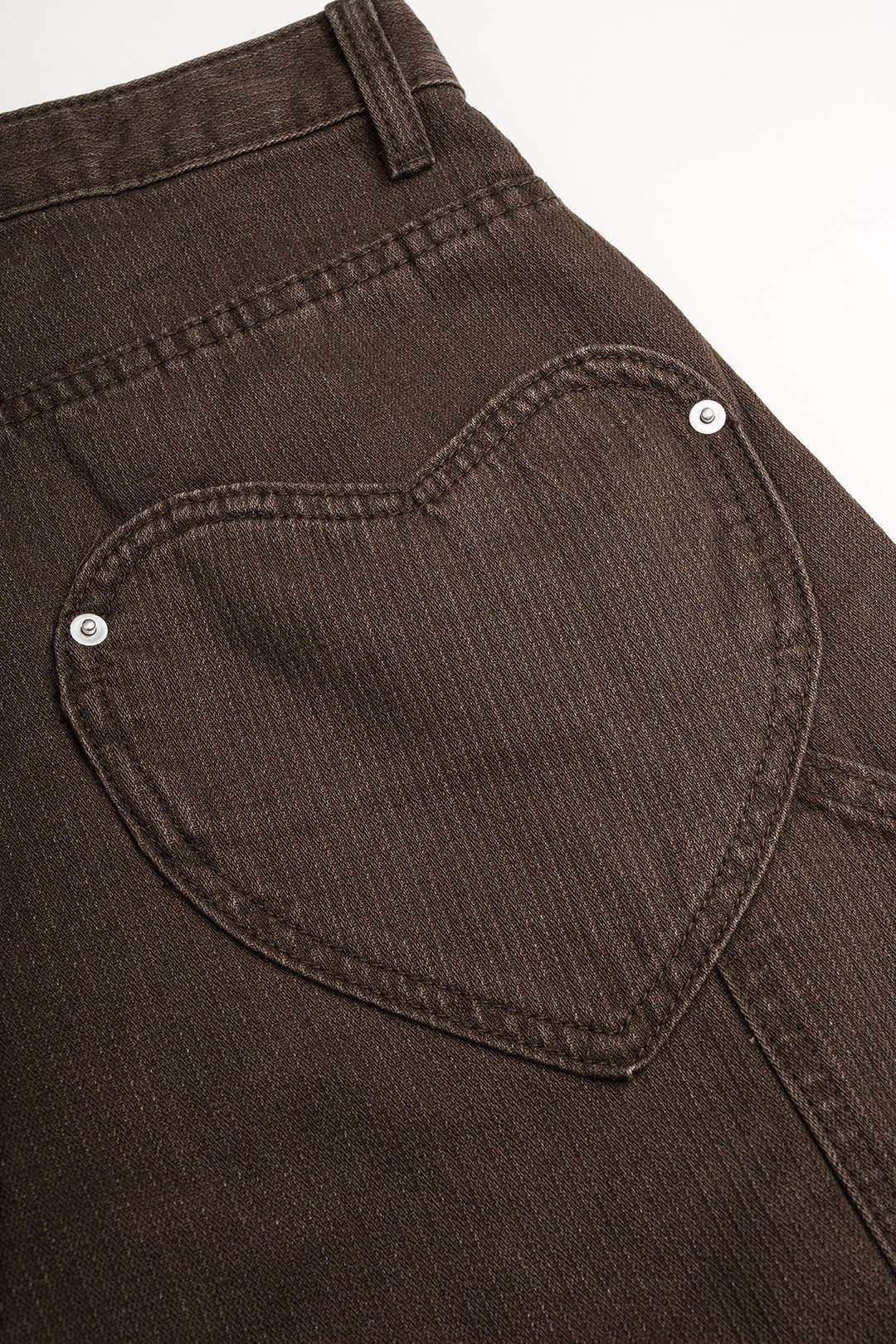 Gestreepte jeans