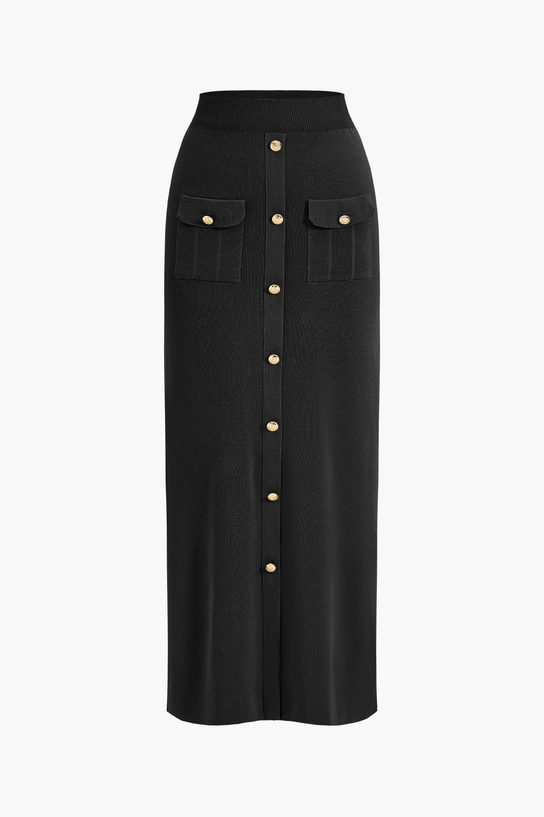 Cropped set met top en maxirok